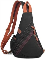 Mochila tiracolo de lona