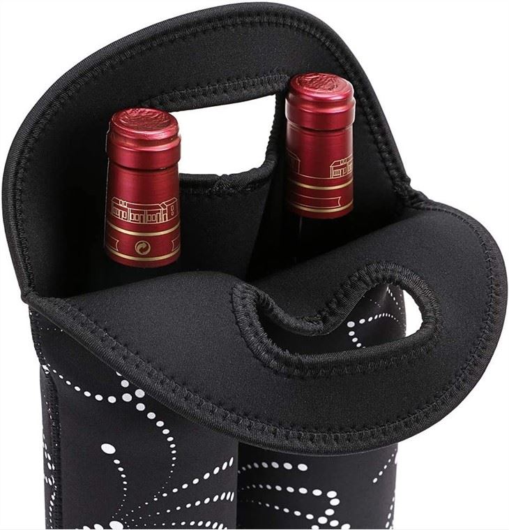 2-Bottle Wine Bottle Tote Bag