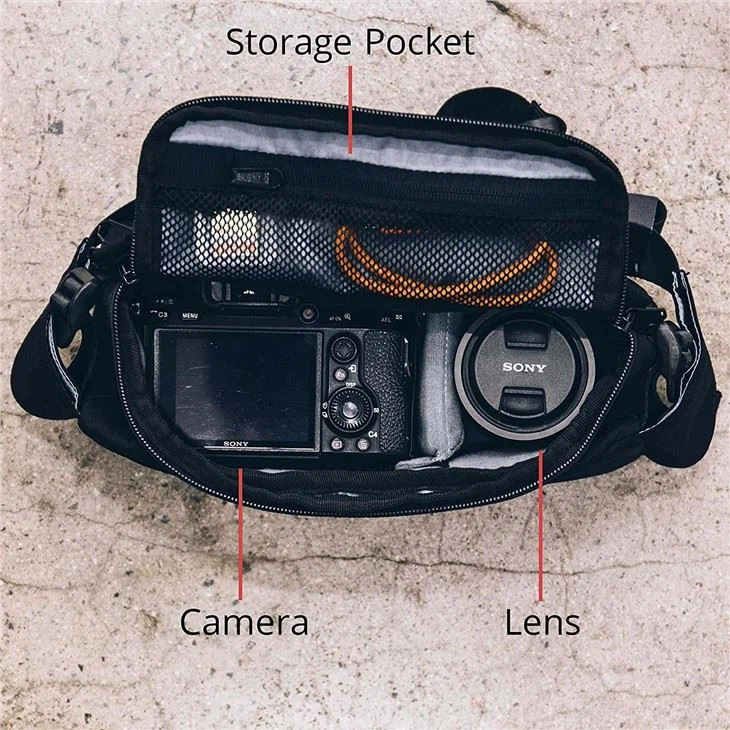 Camo Shoulder Camera Bag