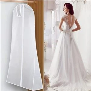 Capa de vestido de noiva para bolsa de roupas